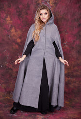 Winter Wool Cape - Coat